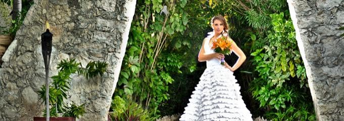 Ambiente tropical para tu boda